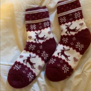 Warm reminder sleeping/reading socks